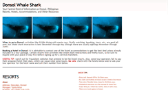 Desktop Screenshot of donsolwhaleshark.com