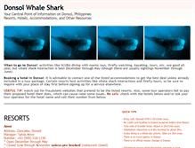 Tablet Screenshot of donsolwhaleshark.com